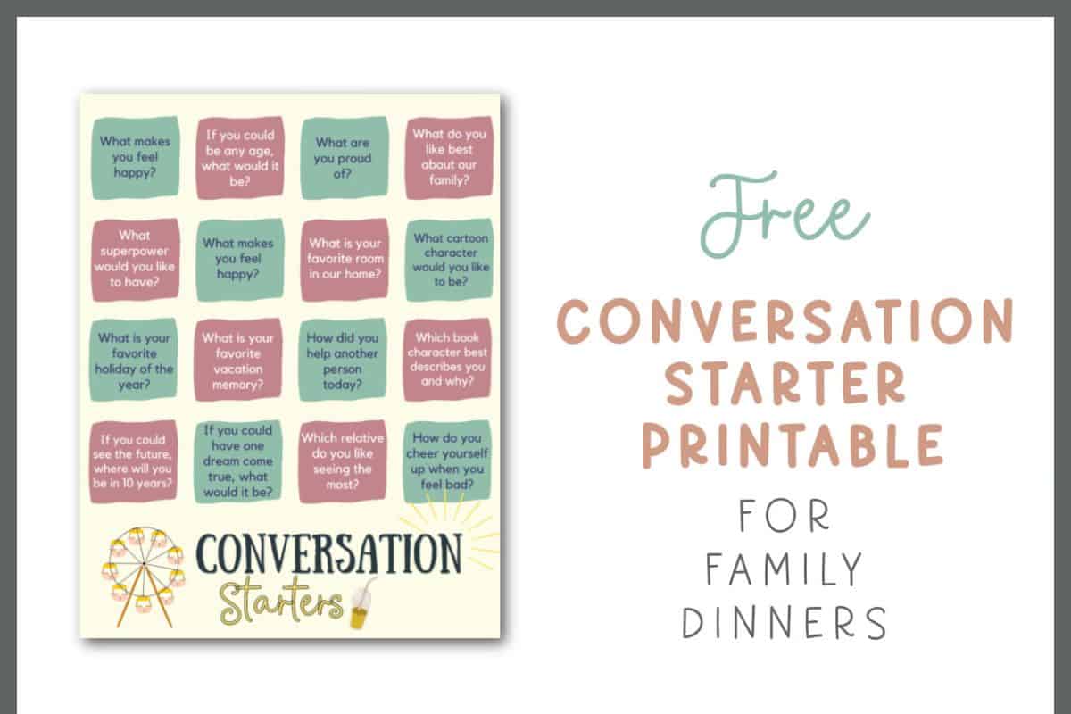 Family Dinner Conversation Starters That Will Keep the Table Talking ...